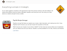 Tablet Screenshot of hindsightlabs.com